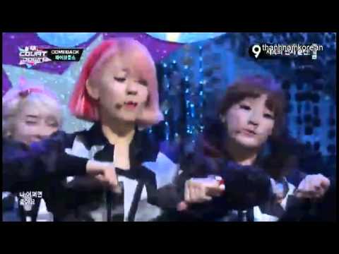 130801 F-Ve Dolls (5dolls) - Soulmate @ M! Countdown Comeback Stage