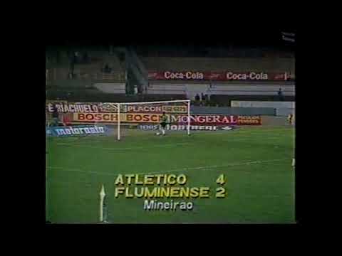 1990 - Atlético MG 4 x 2 Fluminense (Highlights - Brazilian Championship)