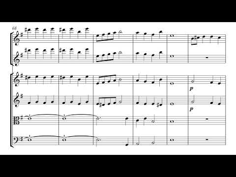 TELEMANN: Concerto for Recorder and Flute in E Minor, TWV 52:E1:IV. Presto (with sheet music)