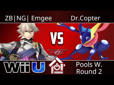 KiT 2018 - ZB|NG| Emgee (Corrin) vs Dr.Copter (Greninja) - Smash 4 Pools W. Round 2
