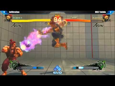 EVO 2013 Super Street Fighter 4 - Loser's Final - Infiltration VS MCZ Tokido