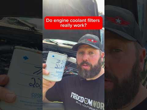 Do Engine Coolant Filters Work? #diesel #mechanic #engineering