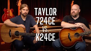 Video thumbnail for The New Taylor 724ce vs. K24ce | All Koa Showdown! by Alamo Music Center