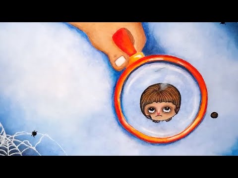 How to paint fine details with oil pastels 🎨Tips and Techniques