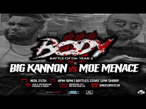 Big Kannon vs Moe Menace