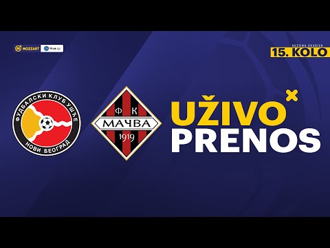 Ušće Novi Beograd - Mačva Mozzart Bet Prva liga Srbije 2025/26 15. Kolo