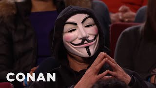 Conan Has Angered &quot;Anonymous&quot; | CONAN on TBS