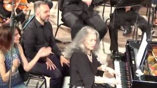 Martha Argerich, Athens 13 July 2018, Theodosia Ntokou; S. Saens Carnaval des Animaux (bis)