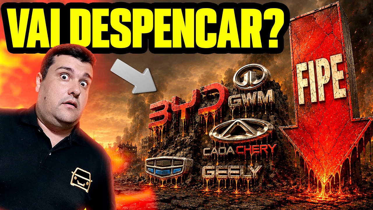 FUTURO SOMBRIO! FIPE DE BYD, GWM E CHERY USADO vai DERRETER? NINGUÉM MAIS vai QUERER?