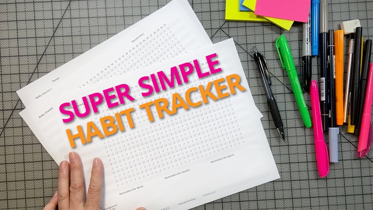 Super Simple Free Habit Tracker