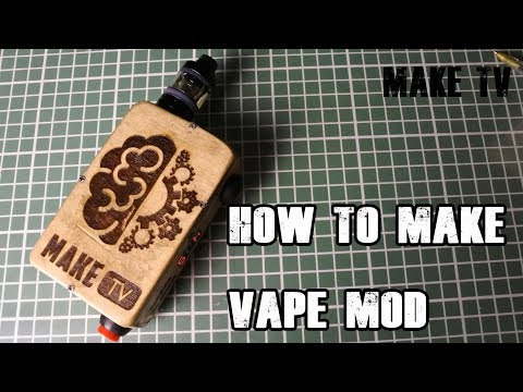 Part of a video titled How to make a powerful vape mod - YouTube