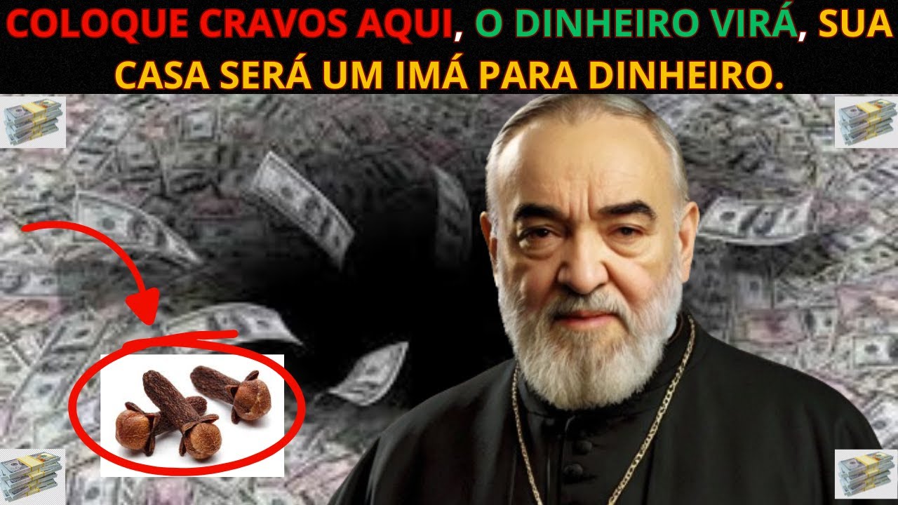 PADRE PIO: COLOQUE 3 CRAVOS NESTE LUGAR E O DINHEIRO VIRÁ EM ABUNDÂNCIA...