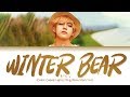 BTS V - Winter Bear (Color Coded Lyrics Eng)