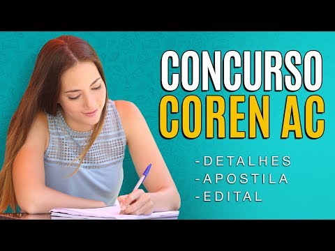 Concurso COREN AC 2019 - Edital, Inscrição e Apostilas