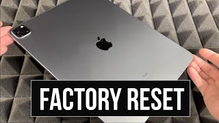 How to Factory Reset iPad Pro 12.9” 5th gen