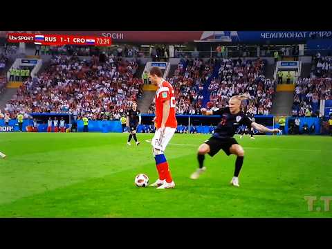 Sneaky Play by Artem Dzyubathe on Domagoj Vida