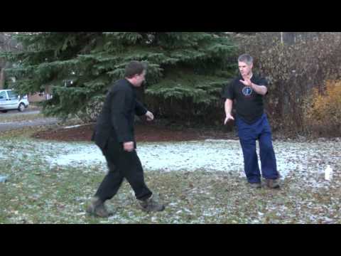 Baguazhang Jiulong: Applications and Training:  Dragon's Gate Stepping Pattern