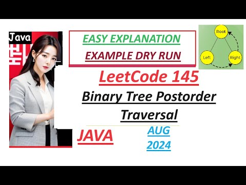 Leetcode 145 Binary Tree Postorder Traversal Java Cpp