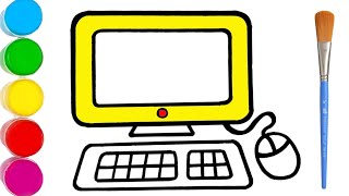 Simple Computer Drawing Tutorial for Kids | Easy Drawing For Kids | Fun & Easy Art For Children