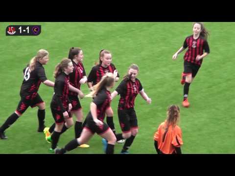 Crusaders Strikers v Carnmoney Ladies - Under 15s Sheild Semi Final - 27th November 2016