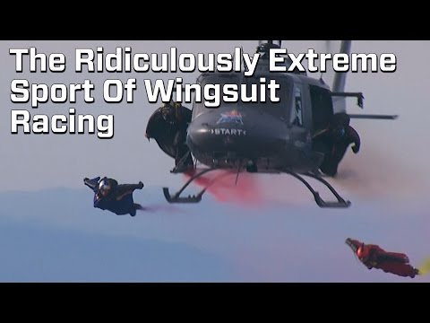 The Ridiculously Extreme Sport Of Wingsuit Racing