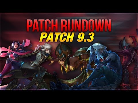 NERFS FÜR JEDEN META CHAMP! Patch Rundown 9.3 [League of Legends]