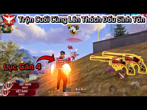 [Free Fire] “Trận Cuối Cùng” Lên Rank Thách Đấu Sinh Tồn Đầu Mùa Ghép Thế Giới Cân 4 Và Cái Kết !
