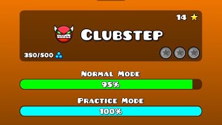 Clubstep 95% Normal Mode (Two coins) | Geometry Dash | BG Games