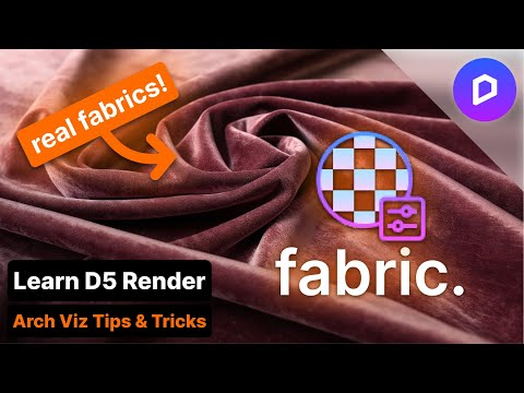 Make Fabrics Look Real FAST! (D5 Render Material Tips)