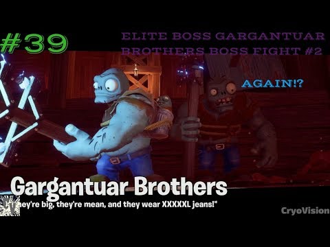 ELITE BOSS GARGANTUAR BROTHERS BOSS FIGHT #2 Plants vs. Zombies Battle for Neighborville Part 39
