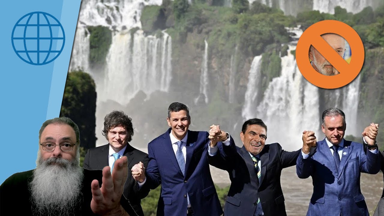 LULA faz PAPELÃO porque QUER FINGIR que ASSINOU ACORDO com UNIÃO EUROPÉIA SOZINHO, sem o MERCOSUL