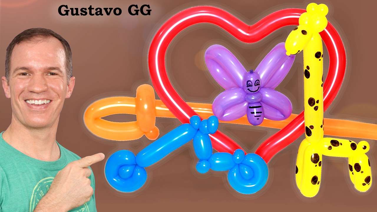 COMO HACER FIGURAS CON GLOBOS - globoflexia facil - gustavo gg