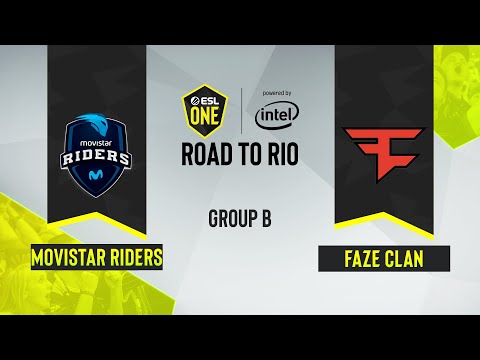 CS:GO - Movistar Riders vs. FaZe Clan [Overpass] Map 1 - ESL One: Road to Rio - Group B - EU