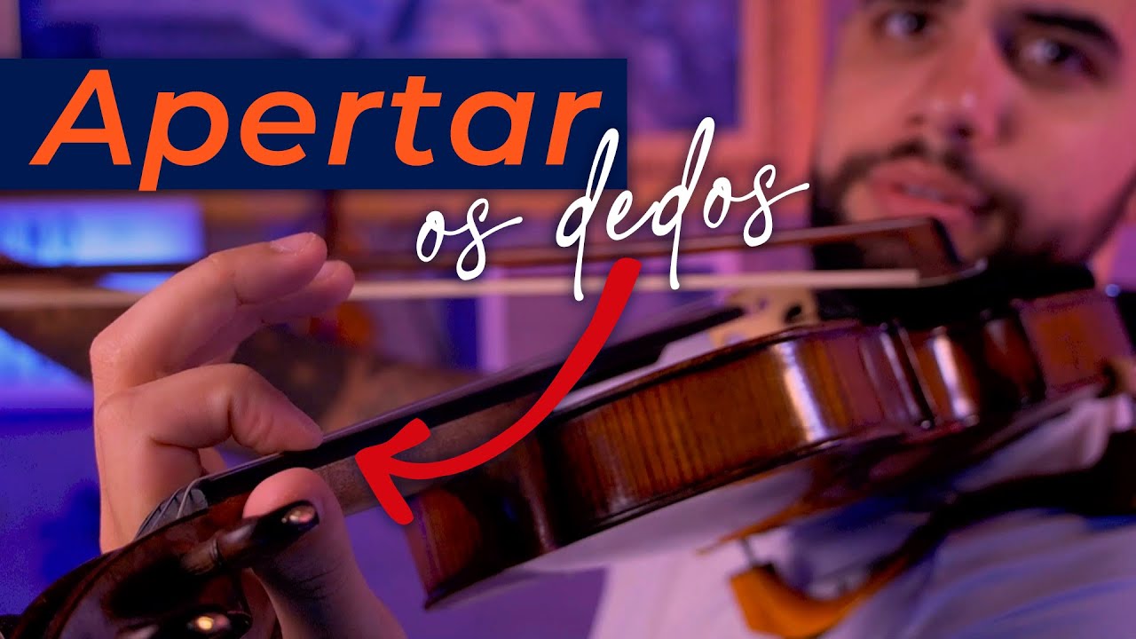Quanto devo APERTAR os dedos no violino 🖐🎻