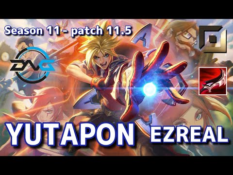 【韓国サーバー/GM】DFM Yutapon エズリアル(Ezreal) VS トリスターナ(Tristana) BOT - Patch11.5 KR Ranked【LoL】
