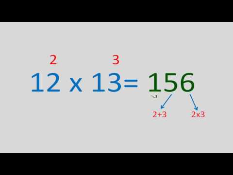 Quick Mental Multiplication Trick - Base 10 Multiplication