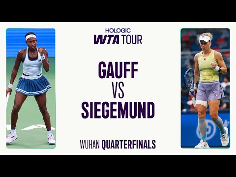 Laura Siegemund vs. Coco Gauff | 2025 Wuhan Quarterfinal | WTA Match Highlights