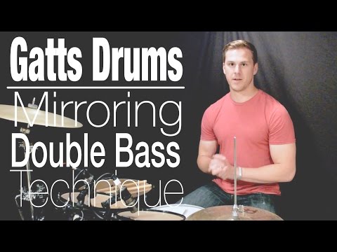 How to improve your Double Bass Foot Technique Fast with Mirroring