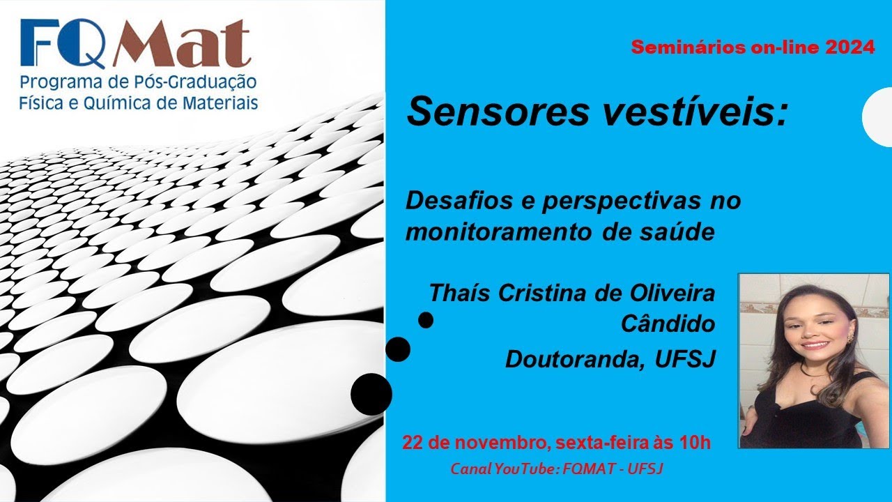 Seminário 05 (2024/2): Sensores vestíveis - Thaís Cristina
