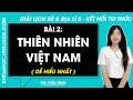 Vở bài tập Lịch Sử và Địa lí Lớp 5 Bài 2: Thiên nhiên Việt Nam