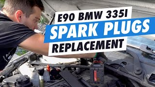 DIY E90 BMW 335i Spark Plugs Replacement N54