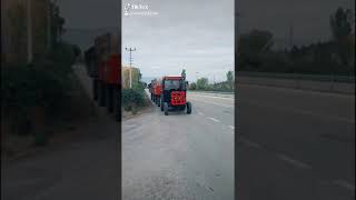 Tafe 45 14 ton yük çekerken