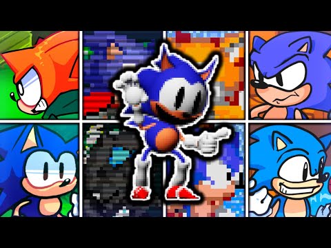 Thriller Gen Encore but Different Sonic Characters Sings - REMAKE🐱 (Vs. Rewrite) FNF Cover + AI