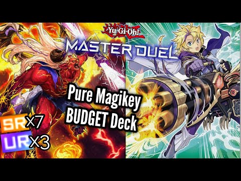 NEW Magikey Support BUDGET Deck Profile Yugioh! Master Duel [7SR/3UR] Updated Pure Magikeys!!