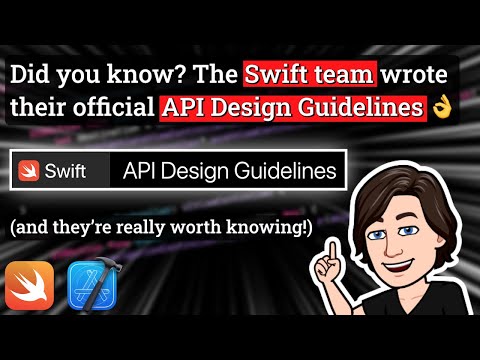 Here are 8 official API Design Guidelines from the Swift Team ✌️ thumbnail