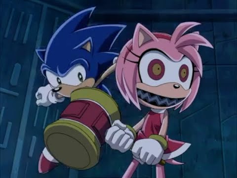 Sonic X Comparison: Sonic Saves Amy By Getting Boom Out Of Her Mouth (Japanese⚠️ VS English)
