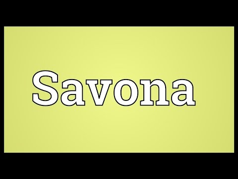 Savona Meaning