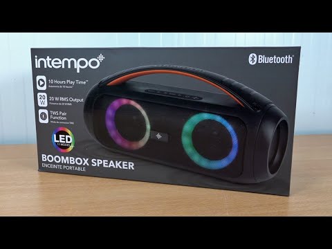 Intempo TWS Bluetooth RGB Led Boombox ... @ActionNederlandOfficial  👌