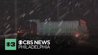 Crews out in full force in Doylestown, Pennsylvania, as winter storm blanketed region with snow