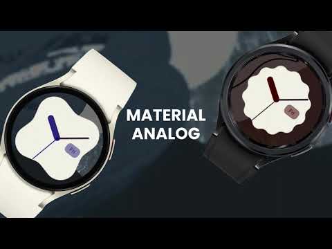 Material Analog Watch Face EXD